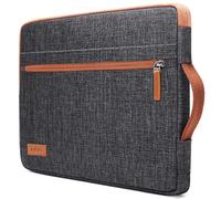 KIZUNA Laptop Sleeve Case 14 Inch Computer Bag Handbag for 15" Macbook air M2 2023/14" Lenovo Flex 14/IdeaPad Flex 5/15.4" MacBook Pro/Dell Latitude 7490 5490/14" HP EliteBook 840 G5/Pro 14 G3,Brown
