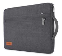 KIZUNA Laptop Sleeve Case 14 Inch Computer Bag Handbag for 15" MacBook Air M4-M2/15" Surface Laptop 7/14" Lenovo Flex 14/IdeaPad Flex 5/Dell Latitude/14" HP EliteBook 840 G5,Dark Grey