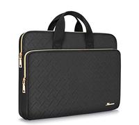 KIZUNA Laptop Sleeve Case 17 Inch Computer Bag Carrying Handbag for LG gram 17/Dell G7/17.3" HP ProBook 470/Lenovo Ideapad 700/17" Lenovo IdeaPad 3i Gen7,Black