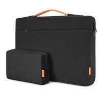 KIZUNA Laptop Sleeve Case 17 Inch Computer Hand Bag for LG gram 17 2022/Dell G7/17.3" HP ProBook 470/17.3" Lenovo Ideapad700/Y700/17.3" DELL Precision 7710/Predator PH717-71-746,Black