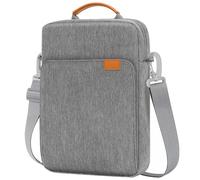 KIZUNA Tablet Sleeve Case 10 Inch Shoulder Bag for 11" iPad Pro M4 M2/11 10.5" 10.9" iPad Air M2/ 10.9" iPad 10 9 8/Samsung Galaxy Tab A8 / 10" Surface Go 3/10.5" Galaxy Tab S6,Grey