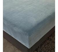 KJAKSXNSE Bedspreads Coverlets Super Soft Warm Flannel Solid Bed Fitted Sheet - Cozy Single or Double Bedding, Perfect for A Luxurious Night's Sleep(Light Blue,90x200cm)