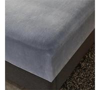 KJAKSXNSE Bedspreads Coverlets Super Soft Warm Flannel Solid Bed Fitted Sheet - Cozy Single or Double Bedding, Perfect for A Luxurious Night's Sleep(Light Grey,120x200cm)