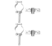 KJAOYU 2Pcs Stainless Steel Clamp on Oarlocks or Rowlocks, Stainless Steel Clamp On Rowlock Socket - Durable Side Mount Oarlock Socket for Boat - for Various Marine Applications