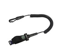 KJAOYU Canoe Kayak Paddle Leash Elastic Rowing Boat Safety Rope Lanyard with Compass for Kayak Accessories, Elastic, and Directional Aid - Canoe Paddle Safety Rope, Kayak Paddle Leash