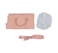 KJAOYU Convertible Travel Garment Bag, Convertible Carry on Garment Bag for Women, Large Capacity Garment Bag - Folding Business Luggage Bag with Shoulder Strap for Travel - Pink