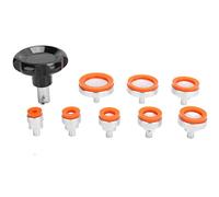 KJAOYU Watch Repair Tool Kit, Watch Suction Cup Opener Tool Holder Repair Remover Professional Screw Back Case Watch Opener Suction Kit with 8 Dies Watch Repairing Tool
