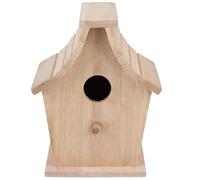 KJAOYU Wooden Bird House, Wood Bird House Breeding Box, Cozy Hanging Home for Parrots, Budgerigars, and Small Birds, Ideal pet Supplies for Bird Enthusiasts