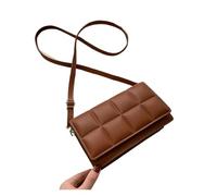 KJBDQQH Crossbody Leather Bag Brand Designer Women Shoulder Bag Small Crossbody Bag Trend Classic Handle Handbag Women for everyday life and travel(Khaki)