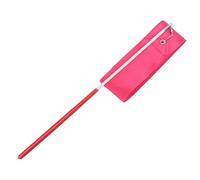 KJBDQQH Gymnastics Ribbon 2m For Artistic Dancing Gymnastics Talent Show Rhythmic Dance Ribbons Ribbon Streamers Baton Twirling(Rose red)