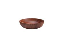 KJBDQQH Mixing Bowls Set Food Containers Acacia woodensoup Bowl Fruit Wooden Household Kitchen Bowl Cutlery Basin Salad Storage(26X7.5cm)