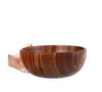 KJBDQQH Mixing Bowls Set Household Solid Wood Bowl Acacia Salad Mixing Wooden Basin Tableware Ramen(MW0028)