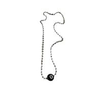 KJBDQQH Punk Choker Black Peach Heart Star Pendant Chain Necklace For Women Men Charm Trendy Jewelry Anniversary Accessories for daily wear(Color 01)