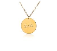 KJBDQQH Punk Choker Necklace Angel Number Charms Pendant Bar Necklaces For Women Men Heart Choker Stainless Steel Jewelry Couple for daily wear(N04157G)