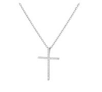 KJBDQQH Punk Choker Stainless Steel Jesus Cross Necklace For Women Men Color Caravaca Angels Crucifix Charm Choker Rapper Jewelry for daily wear(N05314P)