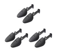 KJBDQQH Shoe Tree 1/2/3/5Pair Plastic Shoe Stretcher for Men Women Leather Shoes Adjustable Portable Tree Stretcher(3Pair Woman Black)