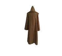 KJBDQQH witch costume Knight Star Cosplay War Skywalker Costume Replica Rob Cloak Halloween Party Outfits Clothes For Halloween(Only Brown Cloak,XXXL)