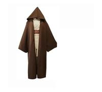 KJBDQQH witch costume Knight Star Cosplay War Skywalker Costume Replica Rob Cloak Halloween Party Outfits Clothes For Halloween(Brown Set,4XL)