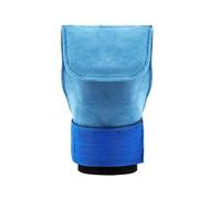 KJBDQQH Workout Grip Pads Palm Grip Pad Lightweight Weight Lifting Gloves Waterproof Hand Protection Useful Horizontal Bar Push-up Gloves(Dark Blue)