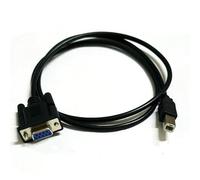 KJCPZYPP DB9 Female to USB B-Port Male Printing Port RS232 Serial Cable USB B-Type to DB9 Data Transmission Printer Adapter Cable 1.5Meter
