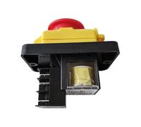 KJD12-14 Electromagnetic Switch KEDU 6Pins Emergency Stop Pushbutton Switches for Electrical Carpentry Tools 16A AC 220-240V