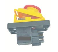 KJD12 250V 4-Pin Start Stop No Volt Release Push Button Switch