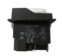 KJD16/120V 4Pins Waterproof Electromagnetic Self-reset Pushbutton Push Button Switch IDGTTLDF