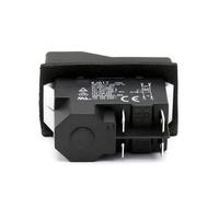 KJD17 5Pins Electromagnetic Starter Push Button Switches 16A AC250V IP55 Waterproof Machine Garden Tool Equipment Safety Switch(4Pin)