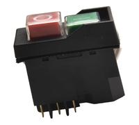 KJD17 6-Pin 18A 127V Push Button Switch, 6Pins Switch 371450 for Table Saw Replacement Part