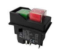 KJD17 Electromagnetic Switches Push Button Switch for Garden Tools 120V 220V 4Pin 5Pin IDGTTLDF(5-Pins,120V)