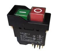 KJD17B/1-2 Waterproof Electromagnetic Pushbutton Switch 6Pins Safety Switches