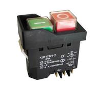 KJD17B/1-2 Waterproof Electromagnetic Pushbutton Switch IP54 250V 6Pins Switches EFDSVUHE