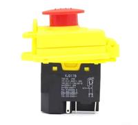 KJD17B 5-Pin Waterproof Electromagnetic Pushbutton Switch, For Mini Lathe Industrial Power Tools Machine Tools Cutting Machines 250V IP54
