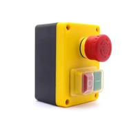 KJD17D-2 250V 16A Electromagnetic Push Button Switch Emergency stop Switches Controls switch