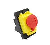 KJD18 5pins Emergency Stop Pushbutton Switch Machine Tool Equipment Switches with Power Failure and Undervoltage Protection