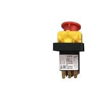 KJD18 7Pins 15A 400V/440V Waterproof Electromagnetic Emergency Push Button Switch For Garden Machine Tools(440v 60HZ)