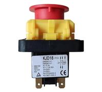 KJD18 Electromagnetic Push Button Switch for Industrial Machine Tool Equipment AC 250V 400V 15(12) A(250V)
