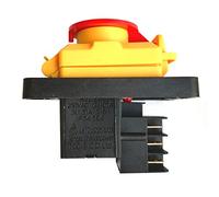 KJD22 KEDU Industrial Waterproof Electromagnetic Pushbutton Switches Power On Off Push Button Switch for Wood Machine 250V 6 Pins