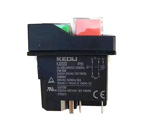 KJD32D KEDU 250V Waterproof Electromagnetic Switches for Magnetic Drill Power Tools Accessories 5Pins