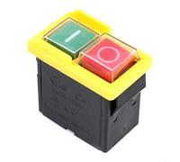KJD6 Magnetic Safety Switch 250V 6A IP54 Dustproof Push Button for Table Saw Drill Machine Stop Panel Mount