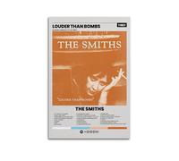 KJDSMOM The Smiths album Louder Than Bombs Pretty Classic And Retro Posters Wall Art For Living Room And Bed Room Pop Music Canvas Prints Aesthetic16x24inch(40x60cm) Unframe-style