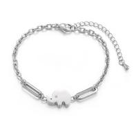 KJDYQ Lucky Elephant Bracelet for Coworker Farewells - Thoughtful 'You Will Be Missed' Keepsake & Good Luck Present for Women, Friends, Boss or Staff Transitioning to New Job