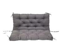KJEKT Garden Bench Cushion Pad for Patio Furniture Kitchen or Dining Bench Indoor & Outdoor Use Comfortable Modern Tufted Style Thick Cushion,Gray,100 * 100CM