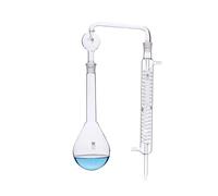 Kjeldahl Distillation Unit, High Borosilicate Glass Ammonia Nitrogen Distillation Apparatus for Lab Testing