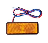 KJERUL Motorbike Brake Stop Light 12V Motorcycle LED Reflectors Tail Lights 24LED Warning Side Marker Light Rear Tail Brake Stop Turn Singal Light