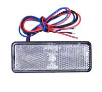 KJERUL Motorbike Brake Stop Light 12V Motorcycle LED Reflectors Tail Lights 24LED Warning Side Marker Light Rear Tail Brake Stop Turn Singal Light