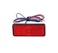 KJERUL Motorbike Brake Stop Light Motorcycle Reflector Tail Brake Turn Signal Light Lamp LED Reflectors Side Warning Lights Motorcycle Brake Rear Lamp For Moto