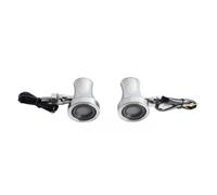 KJERUL Motorcycle Indicators 12V Front Rear LED Brake Run Turn Indicator Signal Lights For Chopper For Bobber Universal Motorcycle Bullet Signals Lamp