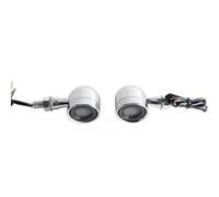 KJERUL Motorcycle Indicators 12V Front Rear LED Brake Run Turn Indicator Signal Lights For Chopper For Bobber Universal Motorcycle Bullet Signals Lamp