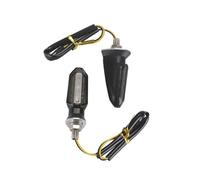 KJERUL Motorcycle Indicators 2PCS Motorcycle Turn Signal LED Headlight Bullet Front Rear Flashing Light Blinker M8 Bolt For ATV UTV Turn Signals